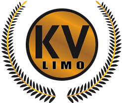 KV Limo Black and Gold Logo large
